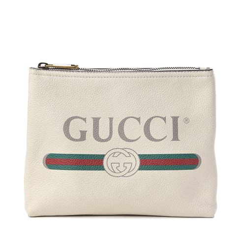 gucci clutch white